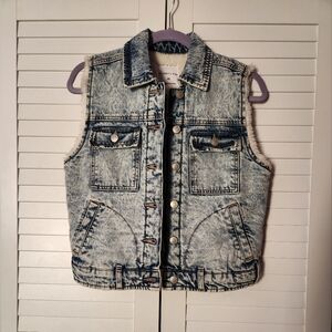 Celebrity Pink Denim Vest